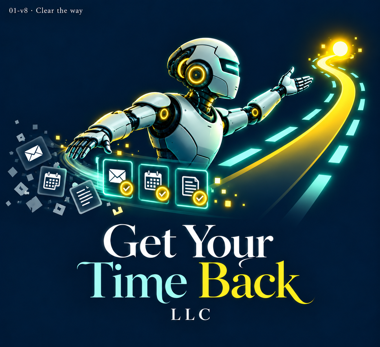 Friendly robot supporting everyday business tasks